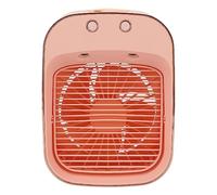 Fafeicy Ventilador de Escritorio Portátil con Doble Rociador, 5 Velocidades, bajo Ruido 25 DB, Ventilador Refrigerante para Oficina, Hogar, Campamento, Viaje