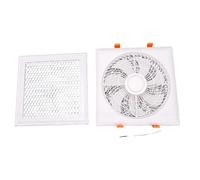Fafeicy Ventilador de Techo, Ventilador de Refrigeración de Techo 300 Mm X 300 Mm 35 W Motor DC for Espacios Interiores
