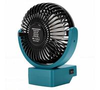 Fafeicy Ventilador Inalámbrico Portátil Motor sin Escobillas Compatible con BateríA PARKSIDE 20V TEAM 3 Velocidades Rotación 360 Puertos USB A USB C para Acampar Taller Lugar de T