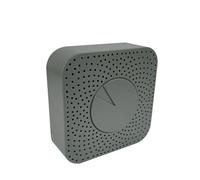 Fafeicy WiFi Monitor Inteligente de Calidad del Aire 5 en 1 HCHO CO2 VOC Detector de Temperatura y Humedad con Control Remoto de Aplicación Función de Alarma Control por Voz para (GREY)