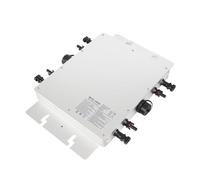 Fafeicy WVC-2400 Microinversor WiFi MPPT de 2400W para Solar con Adaptación Automática de 120/230V, Monitoreo por Aplicación de Conexión a Red IP65