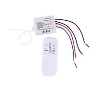 Fafeicy YAM-101 Interruptor Remoto Inalámbrico de Pared Digital con Voltaje de Entrada 200-265V, Material Ignífugo ABS, Relé Nominal de 7 Amperios