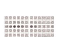 Fafeims 1:12 Manadas de Piso de Casa de Muñecas, 60 Piezas Mini Baldosas de Piso de Madera de Madera de Bajos 4x4cm para Decoración de la Casa de Muñecas de Bricolaje y Escenas de (60 Pieces)