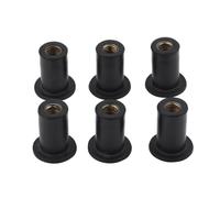 Fafeims 6 Unidades M5 Tuercas de Fijación con Pernos para Parabrisas - Kit de Inserción de Tornillería Surtido para Automóvil, Accesorios y Repuestos de Coche