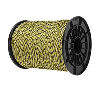 Fafeims Alambre de Cerca Eléctrica, Cuerda de Alta Conductividad de Acero Inoxidable para Animales de Granja Cercado Portátil Recubierto de PE para Caballos, Ganado y Ovejas
