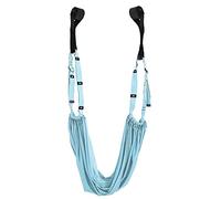 Fafeims Alomejor Correa Elástica para Estiramientos, Yoga y Flexibilidad - Cinta Ajustable con Anclaje de Puerta para Ejercicios de Piernas, Ballet y Danza - Resistente y Suave (Azul)