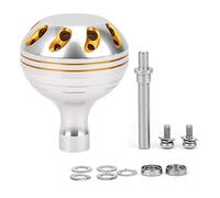 Fafeims Alomejor Manivela de Carrete de Pesca de Metal 38 mm, Mango Sustituto para Carretes, Empuñadura de Reemplazo, Accesorio Duradero para Pesca con Mosca y Línea de Pesca