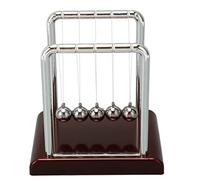 Fafeims Bolas de Péndulo de Física de Equilibrio Oscilante, Regalo para Aliviar el Estrés para Educación en Escritorio de Oficina, Metal Plástico, 9x8,5x7 Cm, Adecuado para Niños con TDAH o Autismo