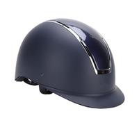 Fafeims Cabezal de Caballos Casco de Seguridad Ajustable Cómodo Equipo de Protección para Hombres Mujeres; Material Compuesto EPS de ABS Oscuro; Equipo de Competencia Ecuestre de Montar a Caballo (M)