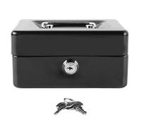 Fafeims Caja de Efectivo de Metal Caja de Almacenamiento de Dinero Duradera con Cerradura para Regalo de Oficina en Casa para Niños 1.2 Lb Escena aplicable: Hogar, Oficina, Niños