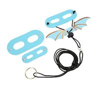 Fafeims Correa Ajustable de Lagarto, Suave para Reptiles, Arnés de Dragón Barbudo para Festivales y Fiestas de Cumpleaños, Cuero Artificial (Blue)