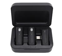 Fafeims de Micrófono Lavalier de 2.4GHz USB C con Función - Mic de Solapa de Transmisión Estable para Transmisión en Vivo - Excelente para Creadores de Contenido