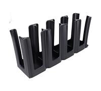 Fafeims Dispensador Compacto de Tazas de café de 4 Rejillas para Organización de Cocina de Restaurante, Organizador de Portavasos de Papel de Plástico para Tienda de té con Leche, Tamaño de Encimera