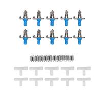 Fafeims Dispensador de Agua de Conejo, Kit de Bebedor de Pezones de Conejo, de Riego Automático con 10 Pezones para Beber