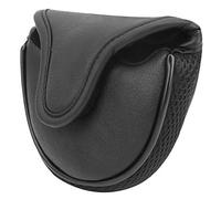 Fafeims Housse de Protection pour Putter en Cuir PU Imperméable - Étui de Transport Avec Renfort Semi-Circulaire en Nylon Maille, Compatible Avec Putter, Title