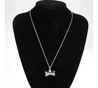 Fafeims Joyería de Cremación, Collar Conmemorativo con Forma de Hueso para Mascotas, Colgante para Cenizas de Perros y Gatos con Kit de Llenado para que los Dueños de Mascotas Mantengan