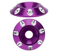 Fafeims Junta Trasera de Alta Calidad Junta 2pcs Accesorio Decorativo para 1/10 1/8 de Automóvil Fuera de Ruta (Violeta)