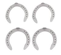 Fafeims Kit de Herradura, Herramienta Duradera y Resistente Al Desgaste para Montar a Caballo para Carreras de Caballos, Kit de Herradura de Aleación de Aluminio de 4 Piezas para Caballos, Más