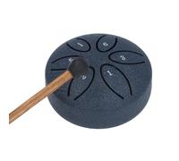 Fafeims Lengua de Acero de 6 Notas con Baqueta, Instrumento Musical Portátil y Conveniente para la Práctica Diaria (Azul marino)