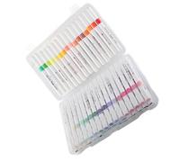 Fafeims Marcadores de Pintura Acrílica de Colores Brillantes, Bolígrafos de Pintura Seca Rápida para de Roca, Vidrio, con Agarre Cómodo y Cómodo, una Fuerte Cobertura, Amplia Aplicación para (48