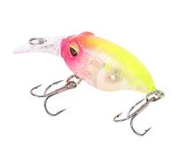 Fafeims Mini Atril de Cebo Minnow Lea Ganancias para Emsures Cercanos a sí Mismo (10# Color)