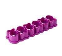 Fafeims Mini Cortador de Galletas de Dorado, Versátil y único, Extracción sin Esfuerzo de Delicias en Forma de, Adecuado para la Mayoría de los Escenarios, 1 Pieza (PURPLE)