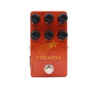 Fafeims Pedal de Guitarra, Simulador de Amplificador de Tubo con Ecualizador de 3 Bandas True Bypass para Efectos de bajo de Estudio de Escenario