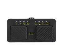 Fafeims Pedal de la Página Inalámbrica Pedal de Pie para la Música de la Música Control Lírico con Batería de Larga Duración 300 MAh Strong BT 5.2 Compatibilidad para iOS Android Tableta PC PC