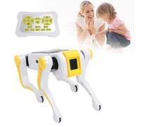 Fafeims Perro Robot, Mascota Electrónica AI Programable con Control de Voz Interactivo para Niños Que Aprenden Codificación, Juegos Diversos para Niños y Niñas