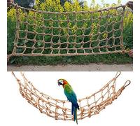 Fafeims Red de Escalada para Mascotas, Juguete Duradero para Columpio de Loros para Salud Física y Mental, 37,40x18,90 Pulgadas para Todos los Amantes de los Loros