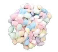 Fafeims Ropa de Cama Cálida para Hámster, Bola de Algodón para Chinchilla de Hámster Sirio, Relleno de Bola de Algodón Suave para Animales Pequeños para Dormir y Jugar, Material:, 1 Bolsa (arcoíris)