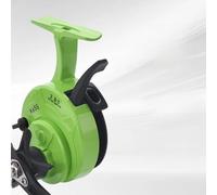 Fafeims Rueda de Pesca Delantera Conveniente Carrete de Pesca de Mano Perilla de Arrastre de Estrella para en Hielo Relación de Engranaje de Mano Izquierda 2.8: 1 para Entusiastas de la Plástico