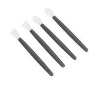 Fafeims Silicone Makeup Brush Juego de Sombras de Ojos Aplicadores de Asombros de Maquillaje Solicitadores para la Aplicación de Maquillaje Precisa Multipropósito Reutilizable con Estuche Portátil