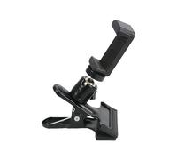 Fafeims Soporte para Teléfono Ajustable Multiuso Soporte para Teléfono de Gimnasio Totalmente Giratorio para Grabar Rutinas de Entrenamiento Compatible con Assault Bike Rogue Bike para Negro