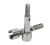 Fafeims Taza Eficiente del Eje de la Rueda Delantera de Acero Inoxidable para el Coche Jimny XMYKC01CM 1/16 RC, Piezas de Mejora de Rendimiento Mejoradas para los Fanáticos de los Coches RC