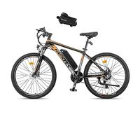 Fafrees Bicicleta eléctrica de 26 pulgadas para hombre, 21 velocidades, bicicleta de montaña eléctrica, 36 V 13 Ah, bicicleta de ciudad para mujer 250 W, pedaleo asistido 100 km MTB, control de