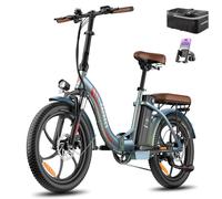 Fafrees Bicicleta Eléctrica F20 Pro, Ebike con Motor 250W y Batería 20AH, Bici Plegable Unisex de 20 Pulgadas para Adultos,Autonomía de 100 km (Verde Aurora)