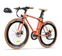 Fafrees F1 Bicicleta eléctrica, 250W Bicicleta de Carretera Eléctrica, Batería de 36 V 10 Ah, Neumáticos 700C * 38C, 25 KM/H, Alcante 40-65 KM, Bici Urbana Eléctrica Unisex Adulto (Naranja)