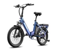 Fafrees f20 flex e-bike plegable - motor 250w batería 36v20ah 75km - azul morado