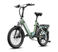 Fafrees f20 flex e-bike plegable - motor 250w batería 36v20ah 75km - verde morado