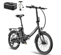 Fafrees F20 Light - Bicicleta eléctrica plegable para mujer, 36 V, 14,5 Ah, batería de hasta 55 - 110 km, 250 W, 120 kg, máx. 25 km/h, bicicleta eléctrica para hombre Shimano 7S, bicicleta de montaña