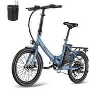 Fafrees F20 Light E-Bike - Bicicleta eléctrica plegable (250 W, motor de 36 V, 14,5 Ah, batería de 20 pulgadas, plegable, 35 N.M, par de torsión, 25 km/h), color azul