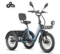 Fafrees F20 Mate E-Bike Triciclo 25 Ah 48 V [Oficial] Mujer Ebike Hombre 180 kg, Bicicleta eléctrica 48 V, Bicicleta eléctrica 3 ruedas para adultos, bicicleta eléctrica para adultos mayores