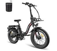 Fafrees F20 Max - Bicicleta eléctrica plegable para mujer de 20 pulgadas con batería Samsung de 48 V y 22,5 Ah, bicicleta eléctrica de 20 pulgadas, bicicleta de montaña de 54 N.m, bicicleta eléctrica