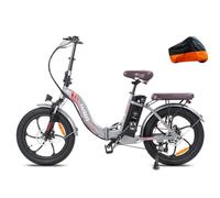 Fafrees F20 Pro Bicicleta eléctrica, 250 W fatbike, 20 * 3.0 Pulgadas Plegable Bicicleta Urbana eléctrica, 18Ah batería, Rango de 140 km, E-Bike para Adultos (Gris)