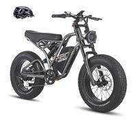 Fafrees F20 Ultra Bicicleta Eléctrica, Fatbike de 20 "x 5,0", E-Bike con Batería de 48V/25 Ah, Suspensión Total, Bici Eléctrica para Hombres, Alcance 80-120 KM (Gri)