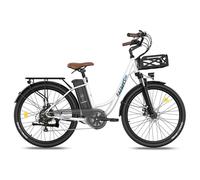 Fafrees F26 Lasting Bicicleta Eléctrica Motor 250W Batería 36V/20.3Ah Autonomía 160km Blanca