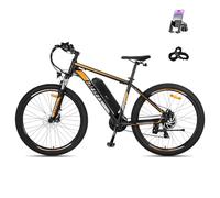 Fafrees F28 MT E-MTB Bicicleta eléctrica de 27,5 pulgadas, motor de 250 W, batería de 15 Ah, 21 velocidades, horquilla de suspensión, frenos de disco mecánicos, IPX4, bicicleta urbana, trekking, color