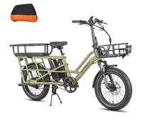 Fafrees FF20 CUV Fatbike - Bicicleta eléctrica para adultos, 20 pulgadas, 200 kg, 2 baterías de 12 Ah, 48 V, 576 Wh, 75 N.m, 25 km/h, para hombre, bicicleta eléctrica de montaña y mujer, (asiento