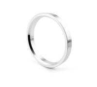 FAFRWRFS 1/4Pcs OD 73.1mm/2.88" ID 64.1mm/2.52" Cubo de Rueda de Coche Centrado en el Cubo Anillos centrados Espaciador Central de Rueda de Coche Aleación de Aluminio